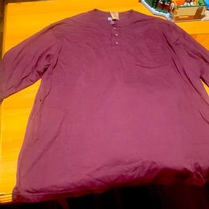 Maroon Duluth Trading Co long sleeve shirt. Brand New.